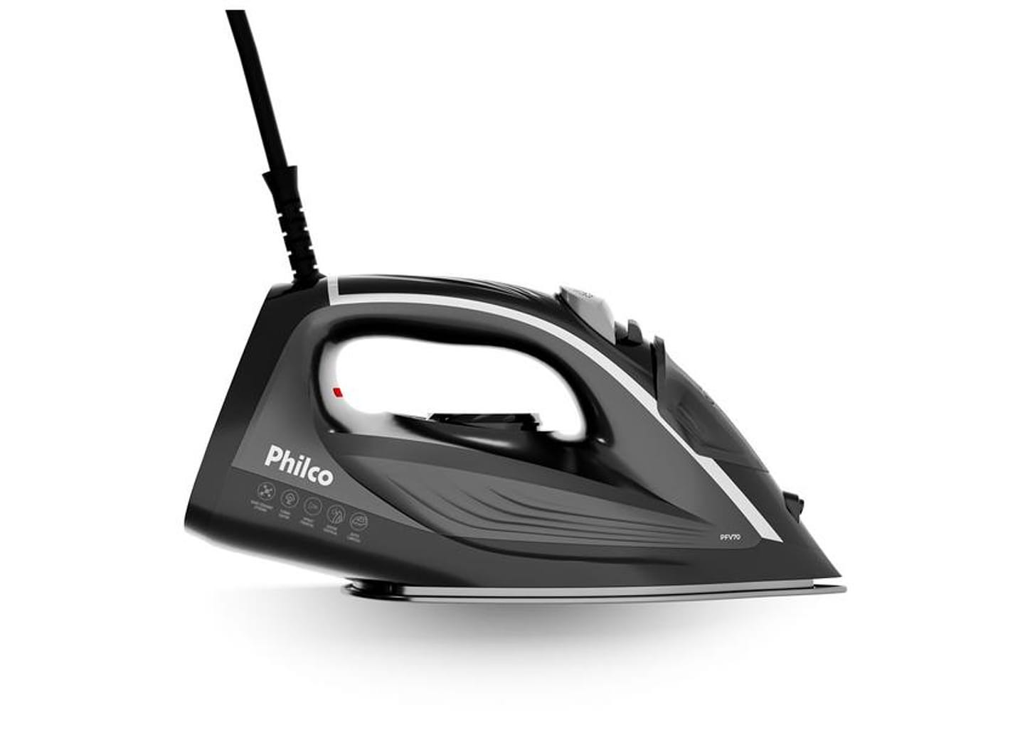 Ferro de Passar Roupa a Vapor Philco PFV70 Preto