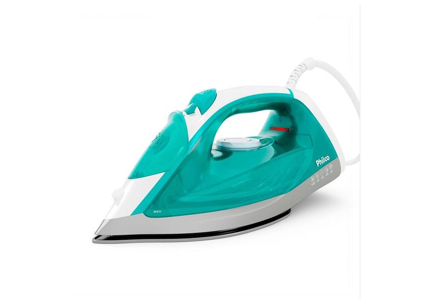 Ferro de Passar a Vapor Philco PFV71 Verde e Branco