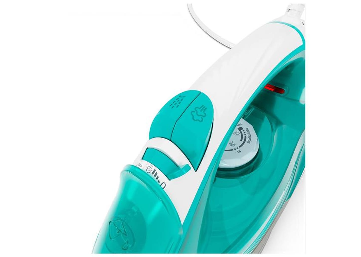 Ferro de Passar a Vapor Philco PFV71 Verde e Branco