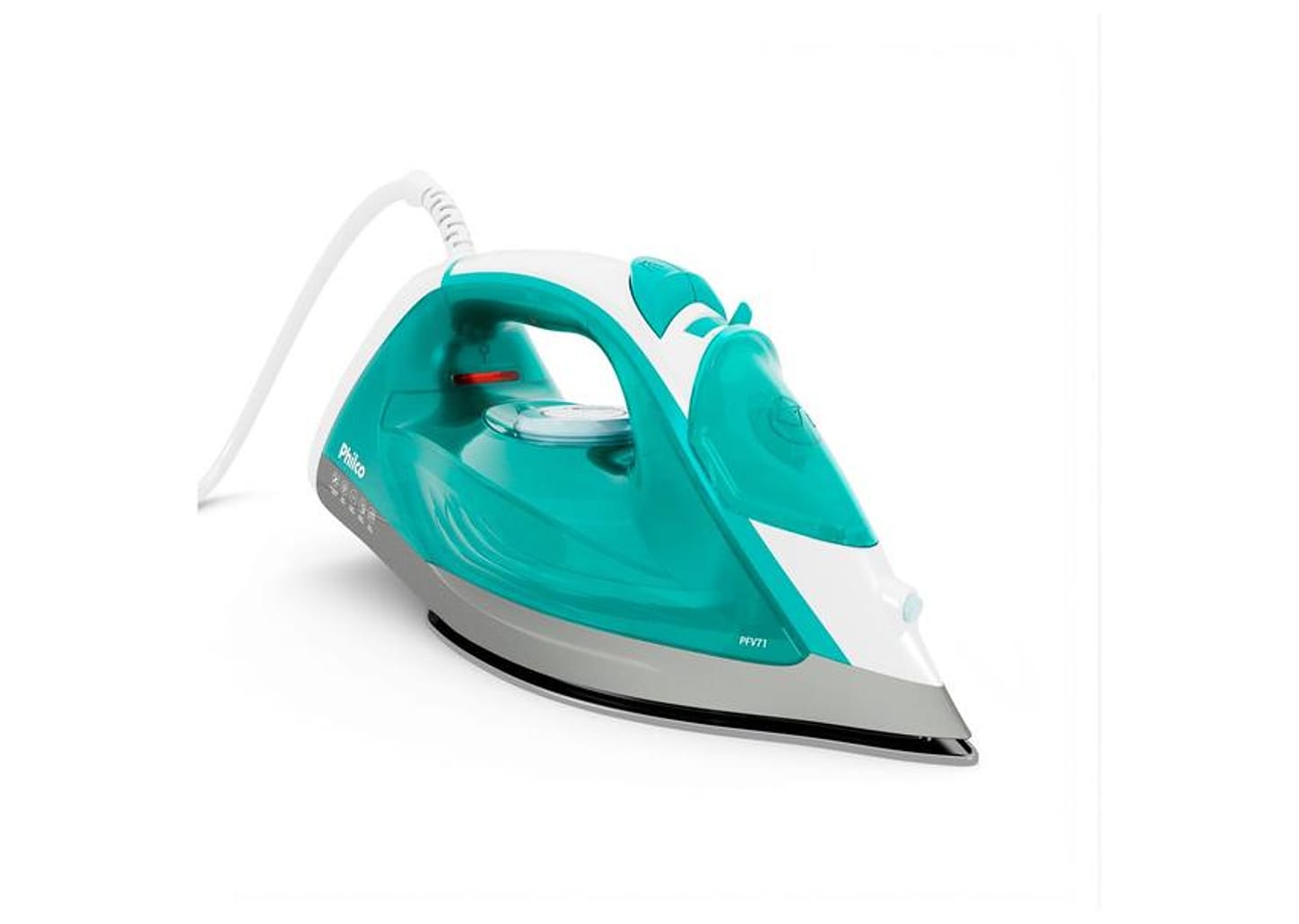 Ferro de Passar a Vapor Philco PFV71 Verde e Branco
