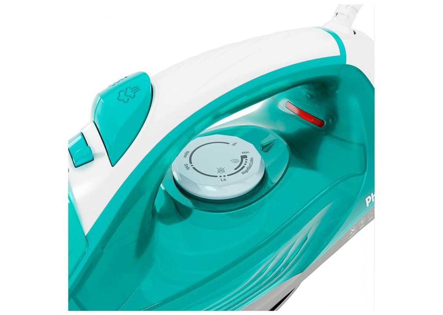 Ferro de Passar a Vapor Philco PFV71 Verde e Branco
