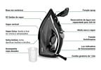 Ferro de Passar Roupa a Vapor Philco PFV70 Preto
