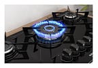 Cooktop 5 Bocas a Gás GLP Itatiaia Preto Electra Plus