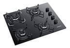 Cooktop 4 Bocas a Gás GLP Itatiaia Preto Essencial