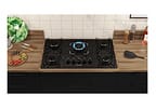 Cooktop 5 Bocas a Gás GLP Itatiaia Preto Essencial
