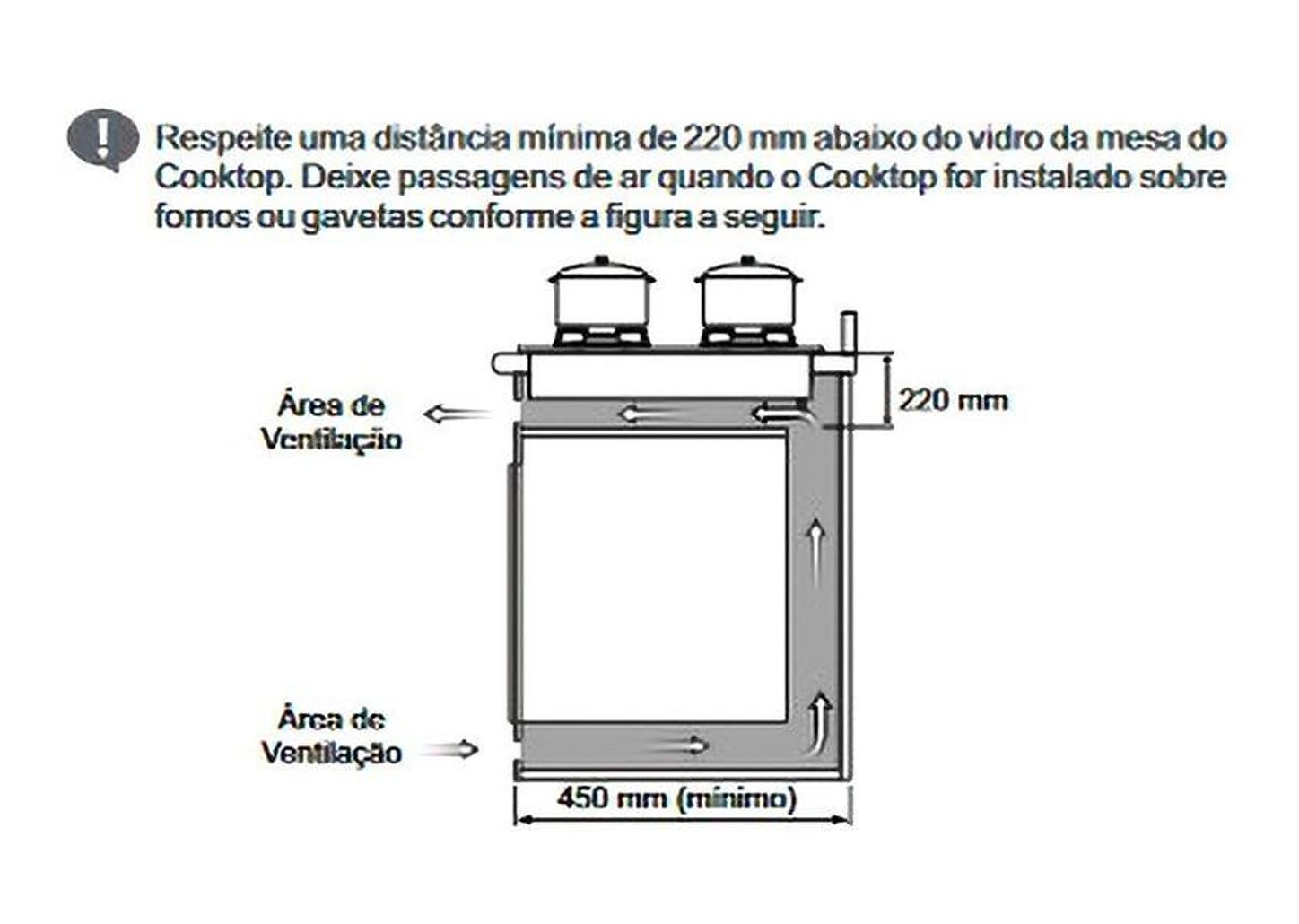 Cooktop 4 Bocas a Gás GLP Itatiaia Preto Electra Plus