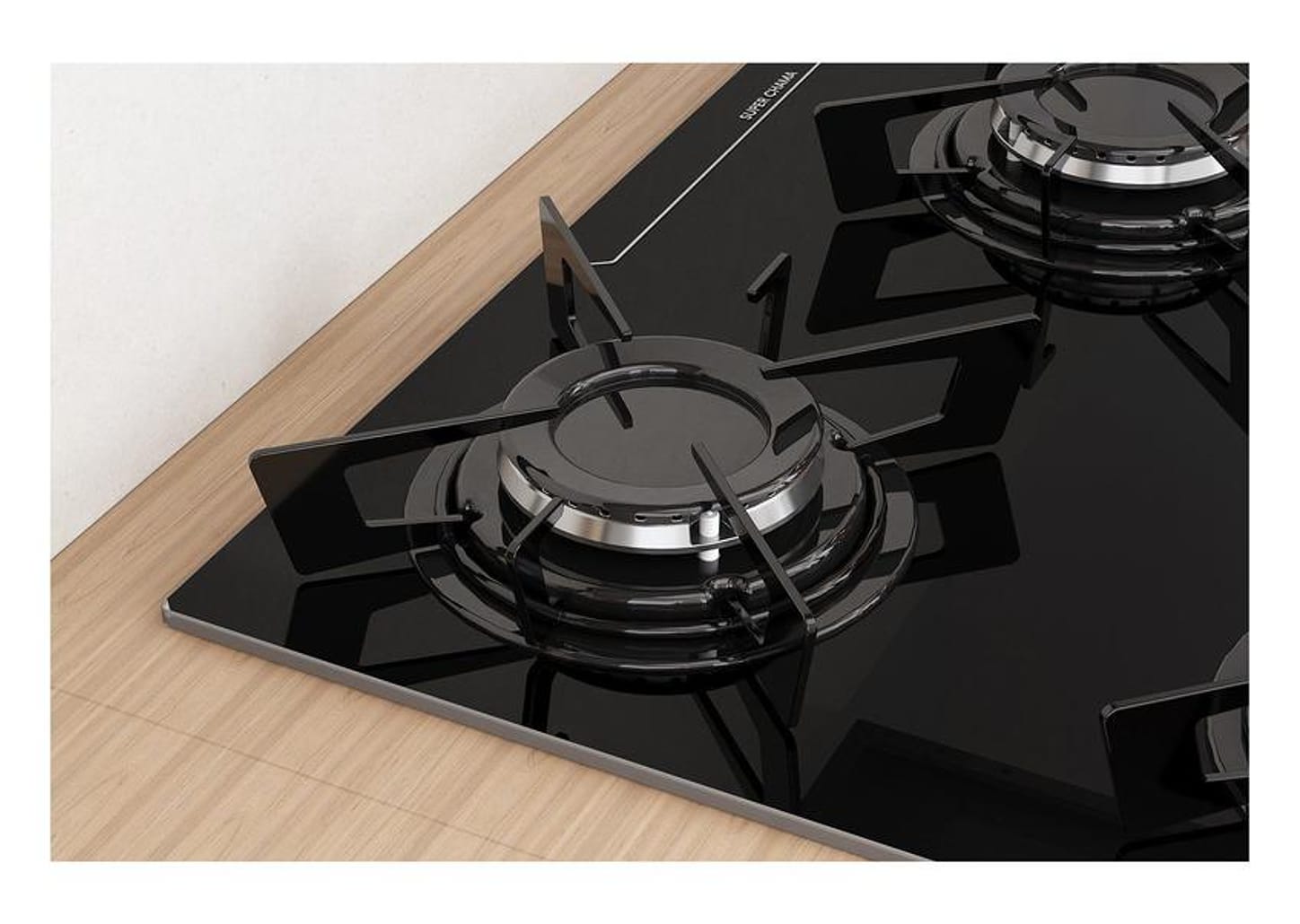 Cooktop 5 Bocas a Gás GLP Itatiaia Preto Electra Plus