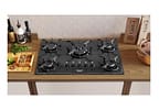 Cooktop 5 Bocas a Gás GLP Itatiaia Preto Itamaster