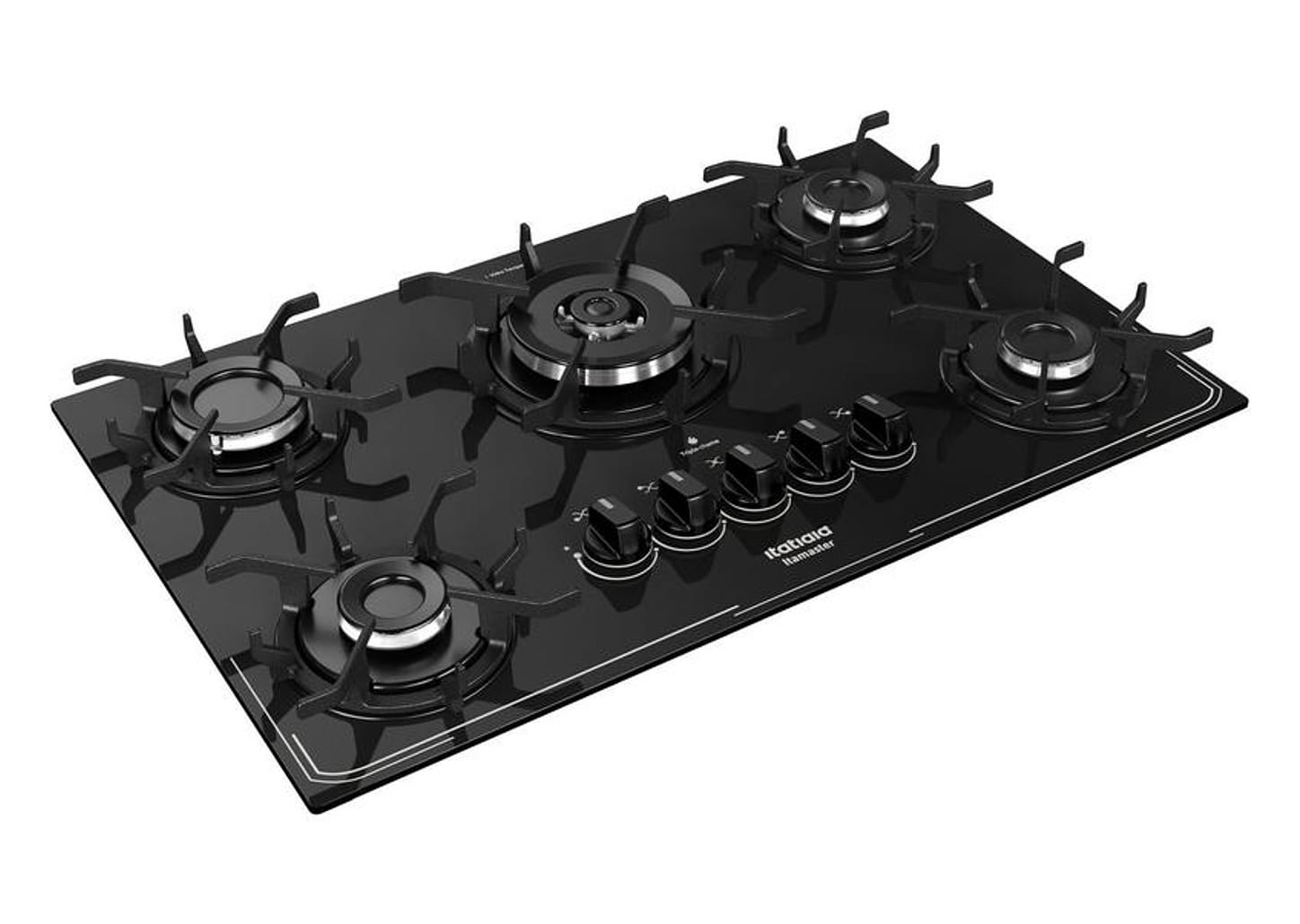 Cooktop 5 Bocas a Gás GLP Itatiaia Preto Itamaster