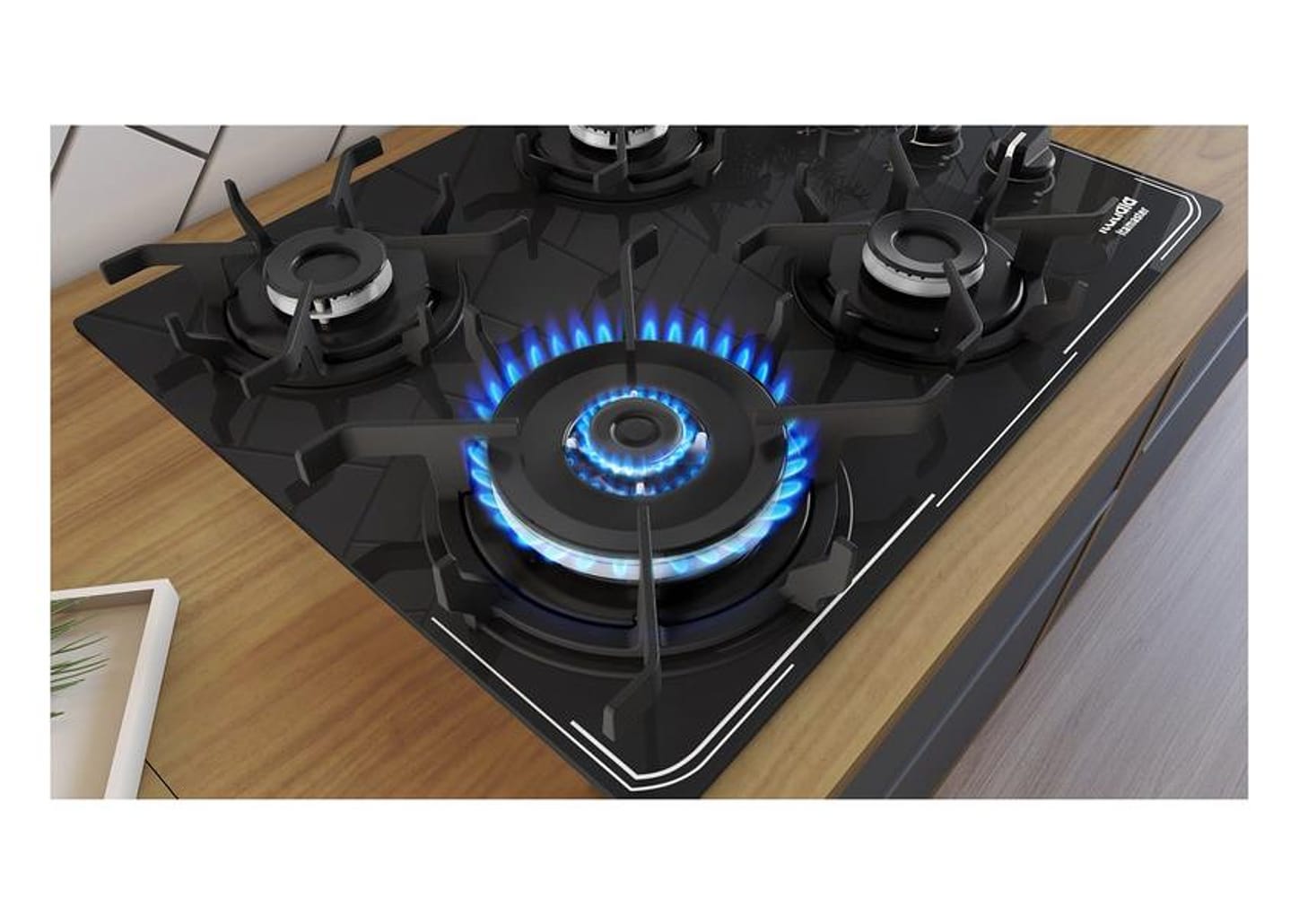 Cooktop 4 Bocas a Gás GLP Itatiaia Preto Itamaster
