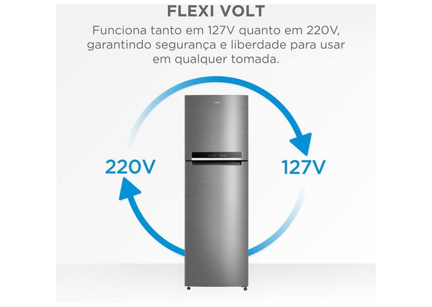 Geladeira/Refrigerador Midea Frost Free Duplex 425L MDRT572EVD463 Bivolt