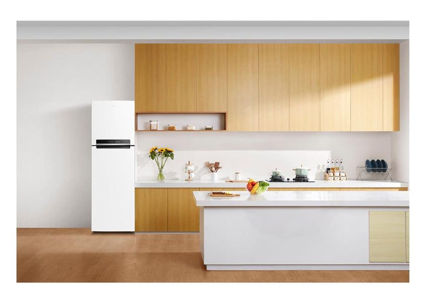 Geladeira/Refrigerador Midea Frost Free Duplex Branca 425L MDRT572EVD013 Bivolt