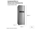 Geladeira/Refrigerador Midea Frost Free Duplex 425L MDRT572EVD463 Bivolt