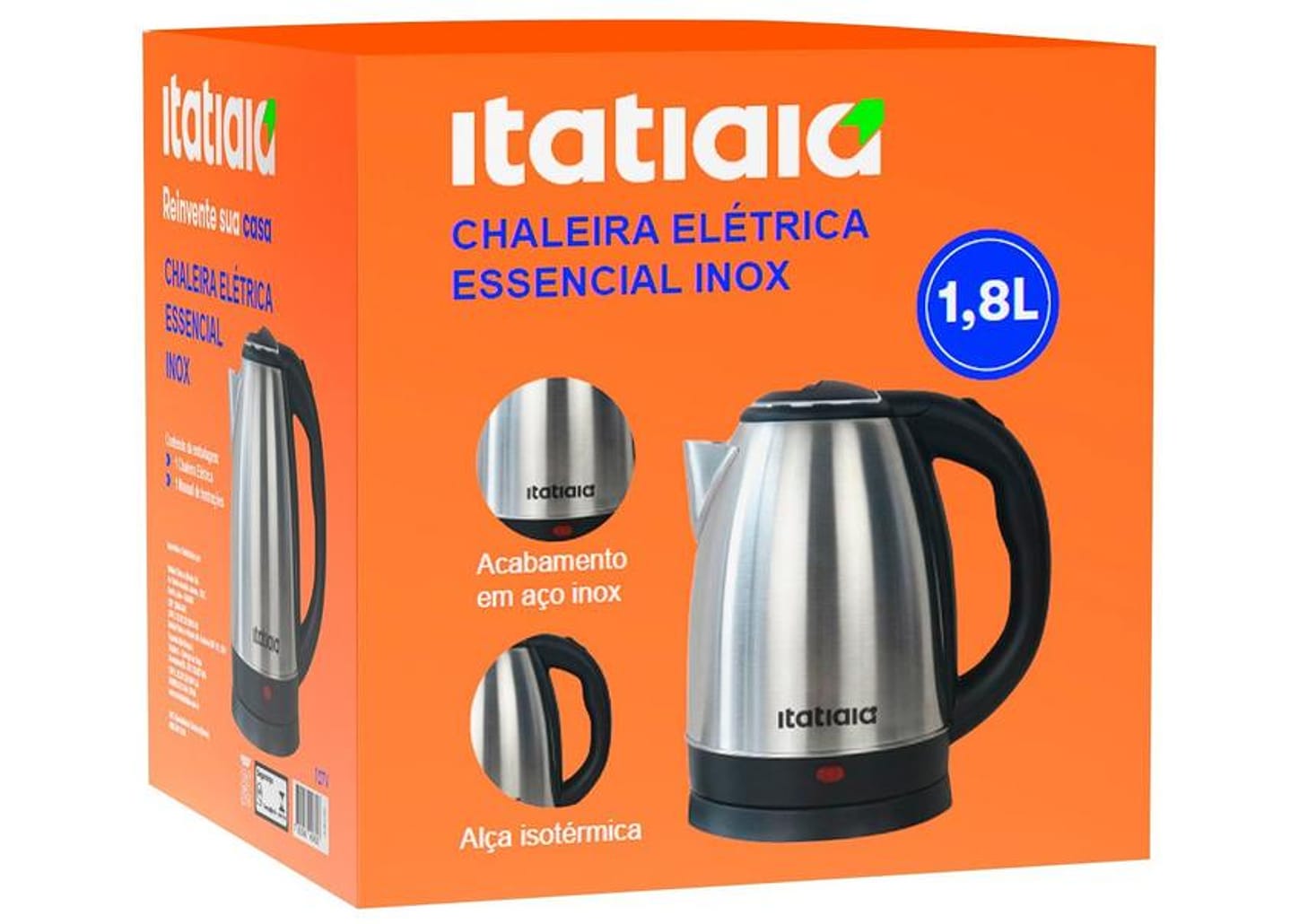 Chaleira Elétrica Itatiaia CHITA1ESSA Inox 1,8L
