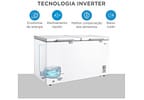 Freezer Horizontal Midea 2 Portas 418L Inverter MDRC564FZD013