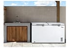 Freezer Horizontal Midea 2 Portas 418L Inverter MDRC564FZD013