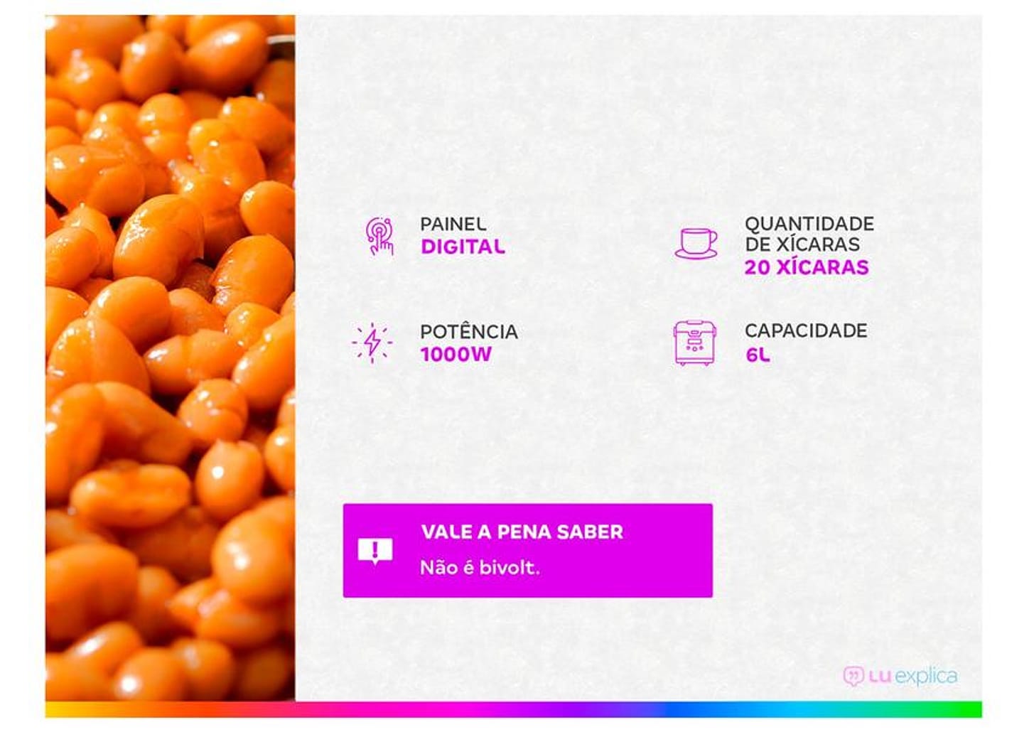 Panela de Pressão Elétrica 6L Wap Digital Prosdócimo WPPE6 FW011382