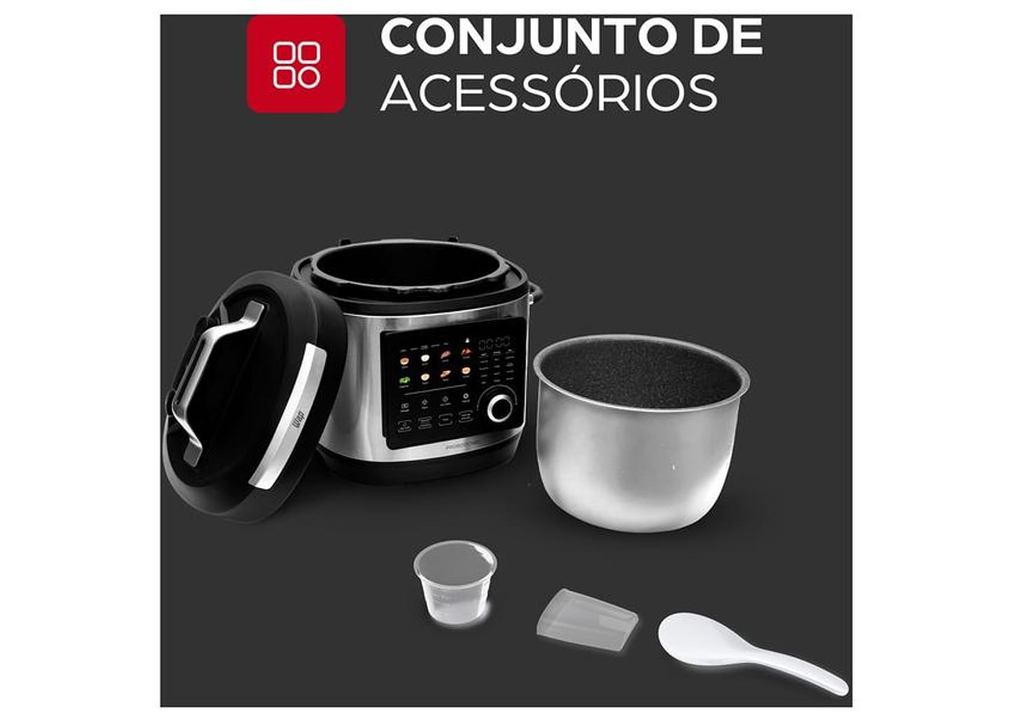 Panela de Pressão Elétrica 6L Wap Digital Prosdócimo WPPE6 FW011382