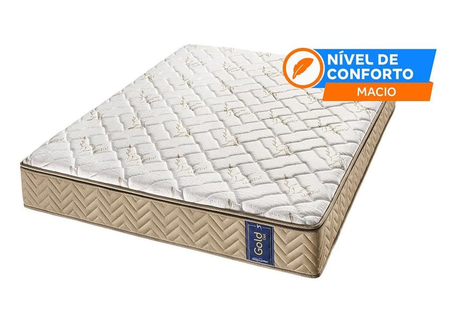Colchão King Americanflex de Molas Ensacadas D28 27x193x203cm Gold Gel
