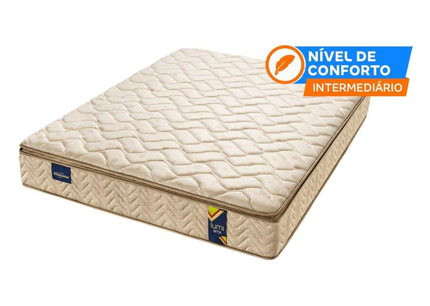 Colchão Casal Americanflex de Molas Ensacadas D28 30x138x188cm Lumi Amx