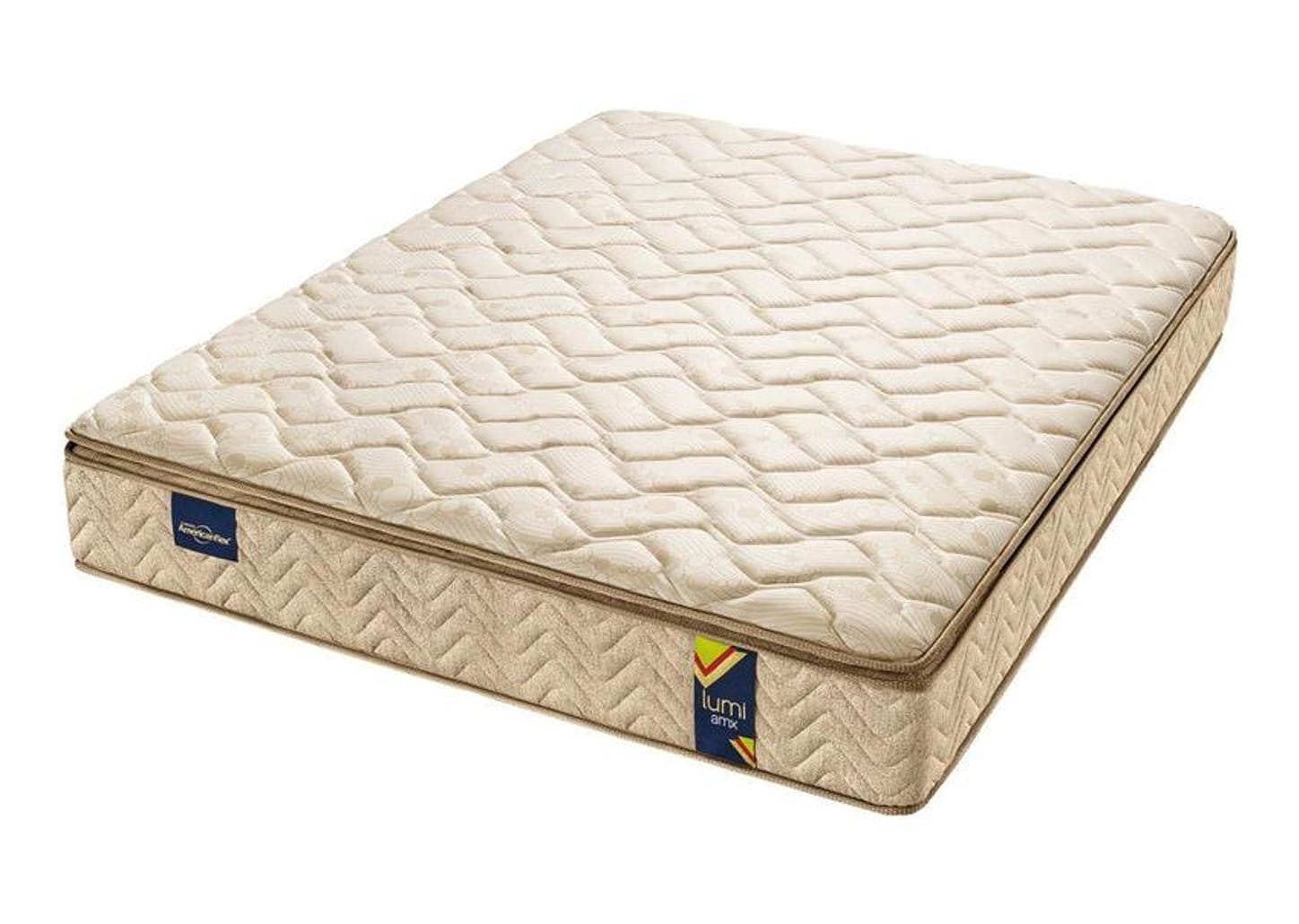 Colchão Casal Americanflex de Molas Ensacadas D28 30x138x188cm Lumi Amx