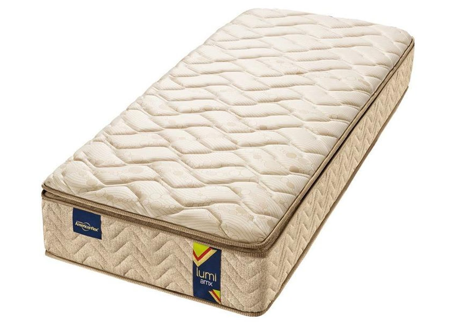 Colchão Solteiro Americanflex de Molas Ensacadas D28 30x100x200cm Lumi Amx