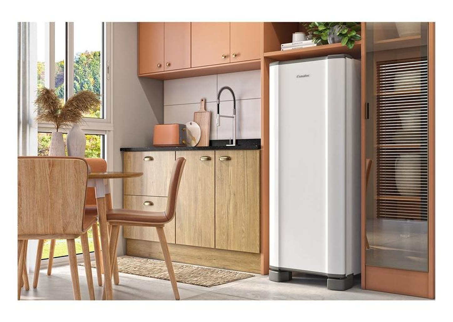 Geladeira/Refrigerador Esmaltec Cycle Defrost 1 Porta Branco 293L ROC31 PRO