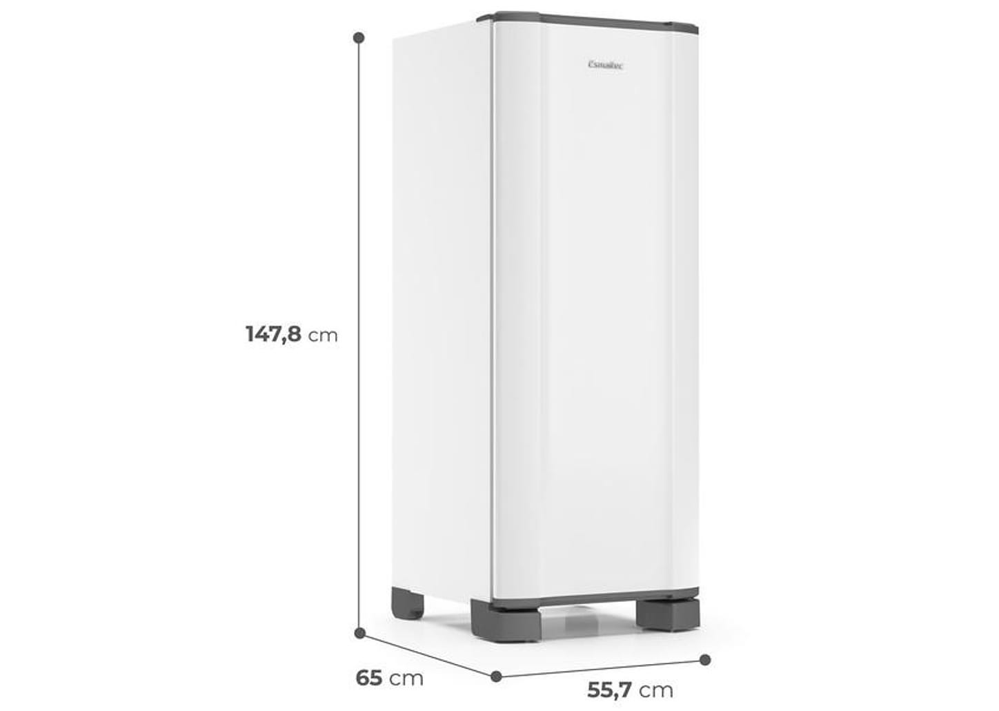 Geladeira/Refrigerador Esmaltec Cycle Defrost 1 Porta Branco 293L ROC31 PRO