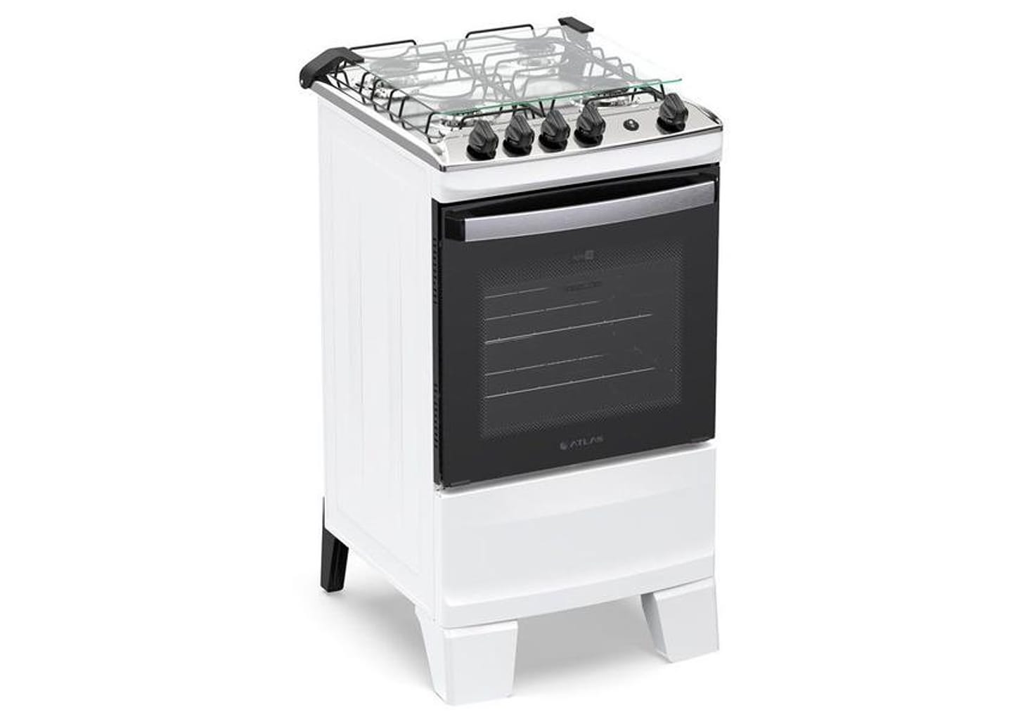 Fogão Elétrico 4 Bocas Atlas Branco Agile