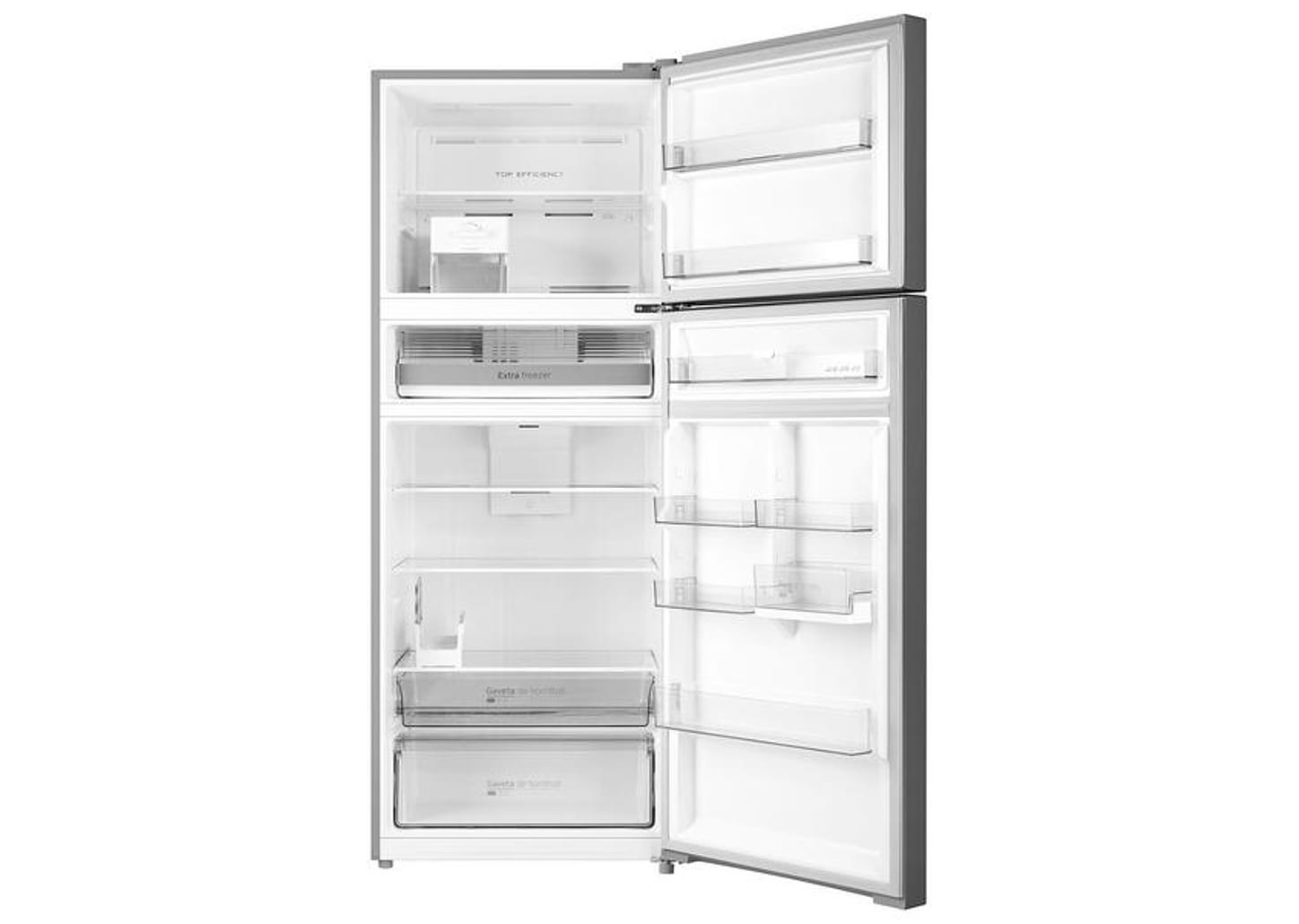 Geladeira/Refrigerador Midea Smart Frost Free Duplex Cor Inox 491L MD-RT650EVD463 Bivolt