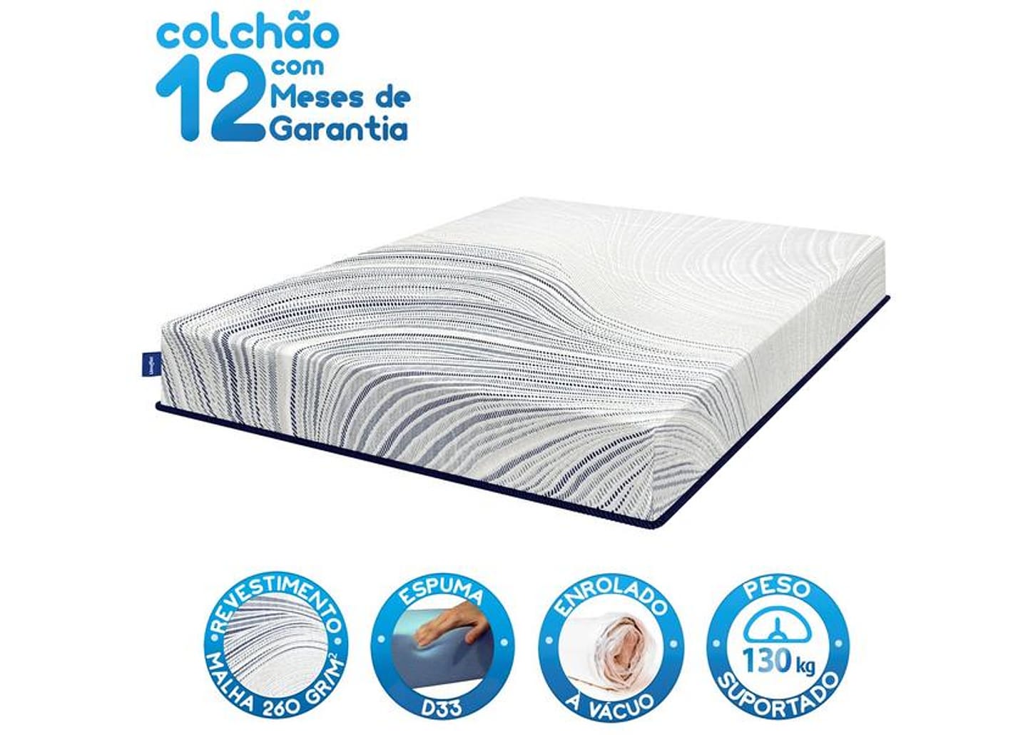 Colchão Casal Umaflex de Espuma D33 20x138x188cm Parma