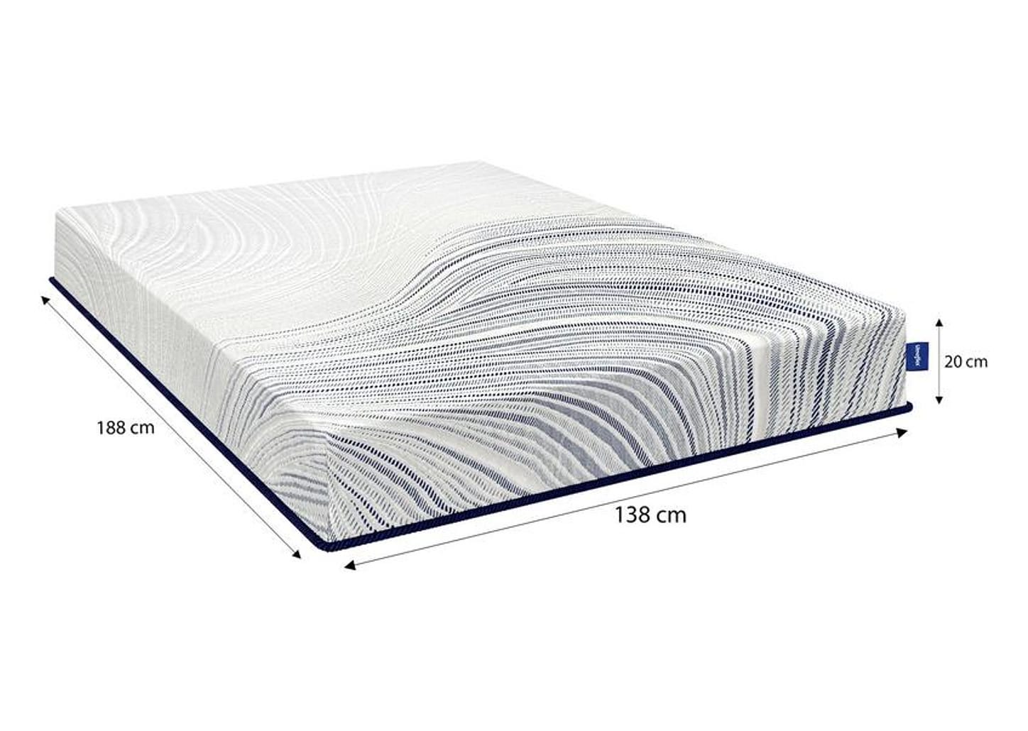 Colchão Casal Umaflex de Espuma D33 20x138x188cm Parma