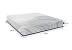 Colchão Queen Umaflex de Espuma 25x158x198cm Siena Visco