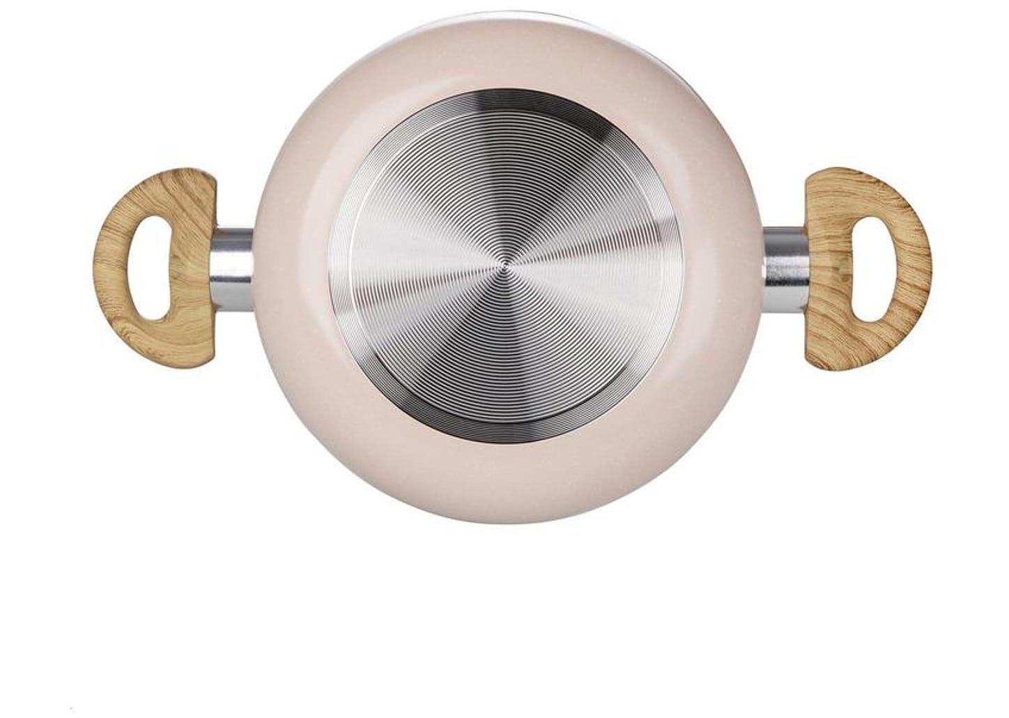 Jogo de Panelas Bianchini Revestimento Cerâmico Antiaderente de Alumínio Bege Indução 5 Peças Provance