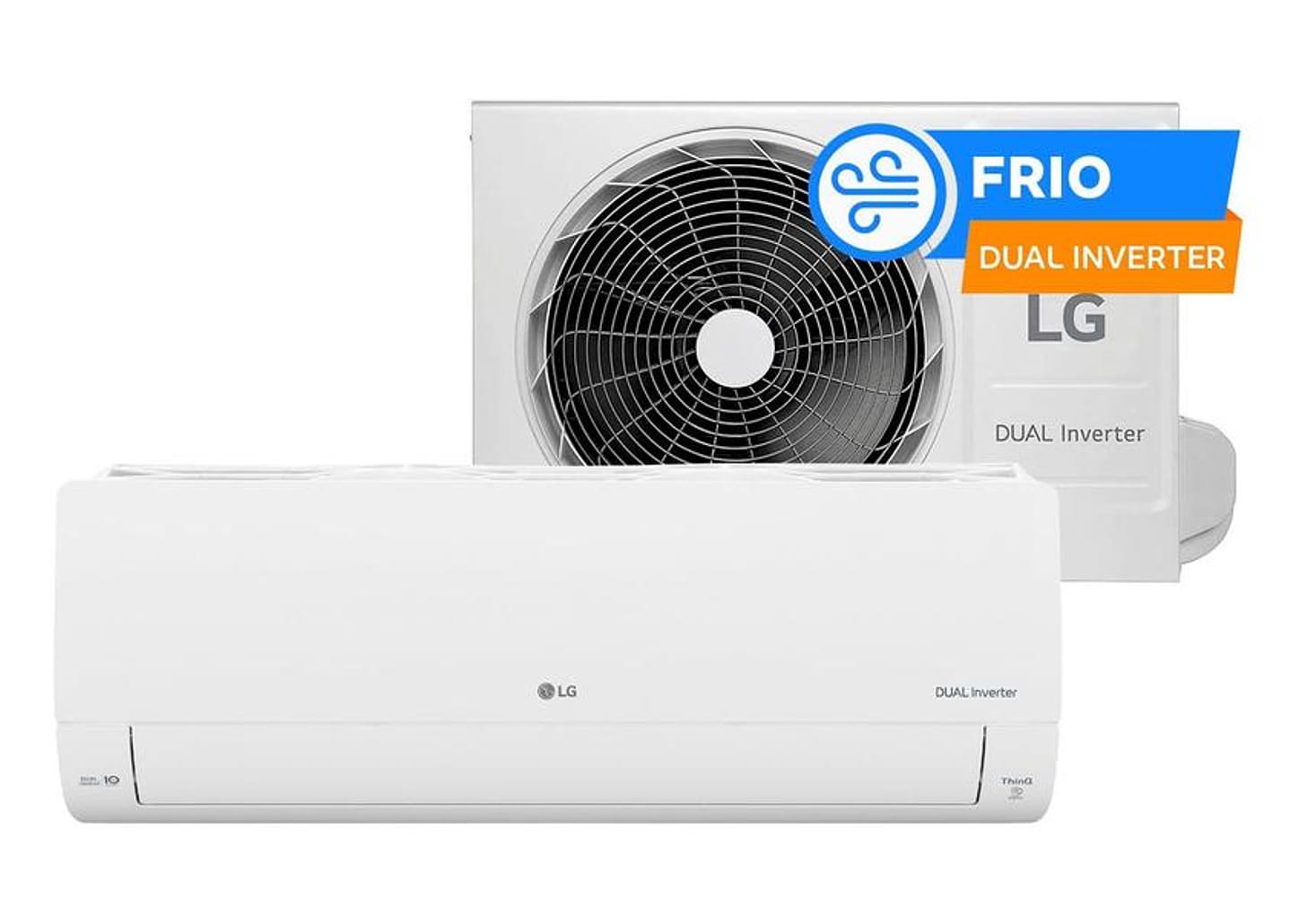 Ar-condicionado Split 12.000 BTUs LG Dual Inverter Frio AI Voice S3NQ12JA31L