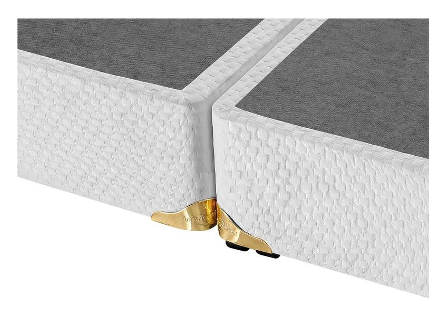 Base Cama Box King Americanflex Bipartida 25x180x200cm Seis Estrelas