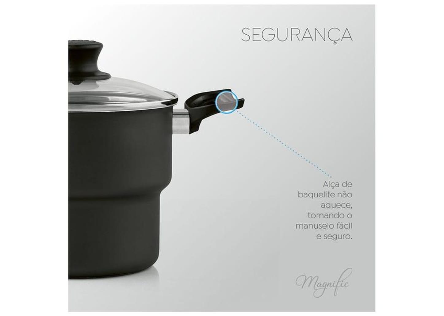 Cuscuzeira Panelux de Alumínio Revestimento Interno Antiaderente Magnific 2,4L 16cm