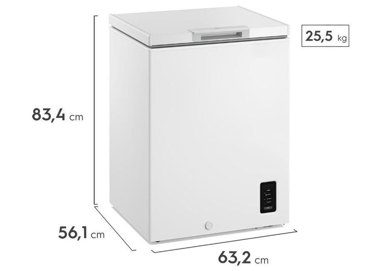 Freezer Horizontal Electrolux 141L 1 Porta Inverter HB150