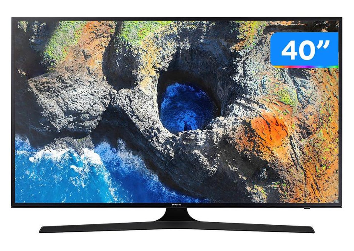 Smart TV 40” 4K LED Samsung 40MU6100 Wi-Fi 3 HDMI 2 USB