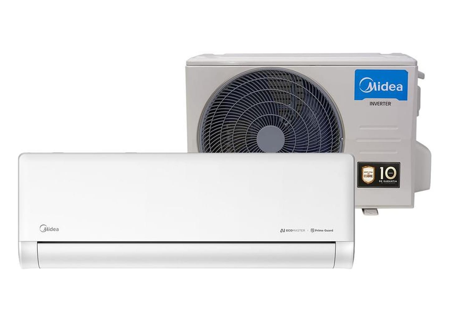 Ar-condicionado Split 12.000 BTUs Midea Carrier Inverter Frio AI Ecomaster 38EZVCA12M5