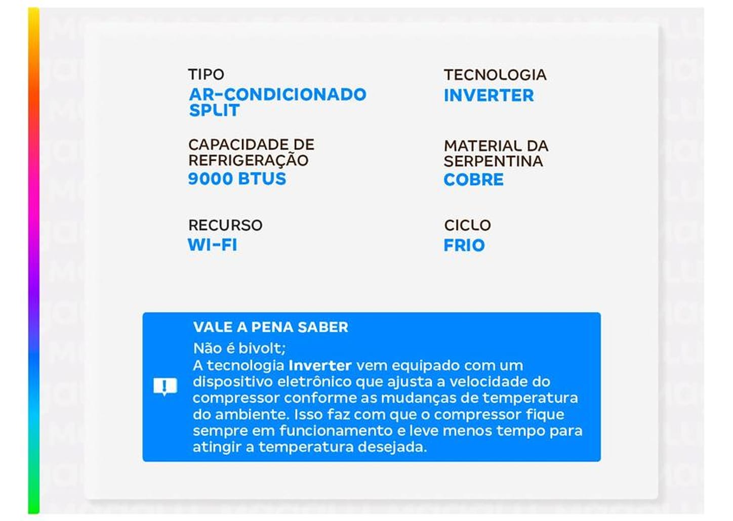 Ar-condicionado Split 9.000 BTUs Midea Carrier Inverter Frio AI Ecomaster 38EZVCA09M5