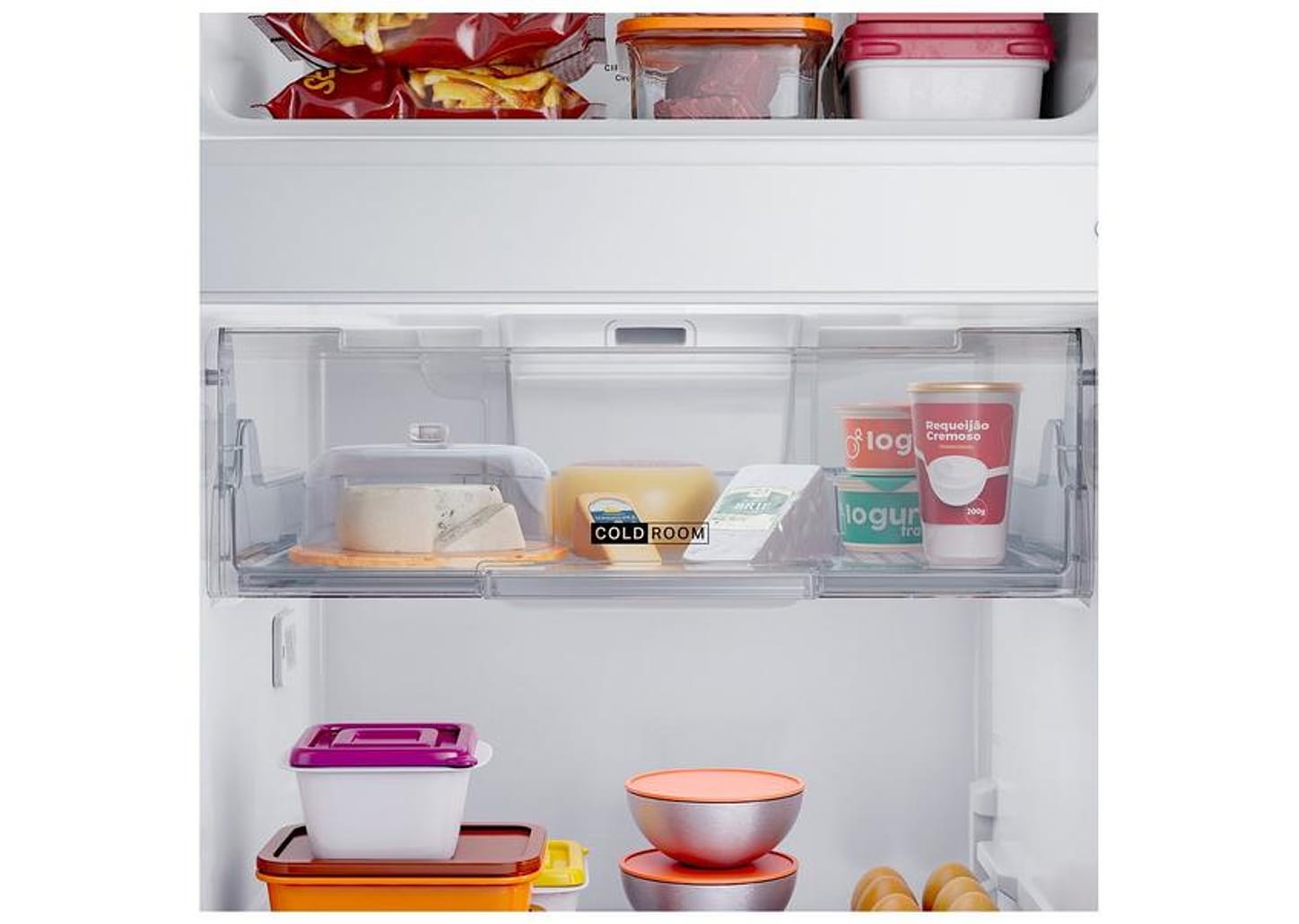 Geladeira/Refrigerador Brastemp Frost Free Duplex Black Inox 415L BRM52ME