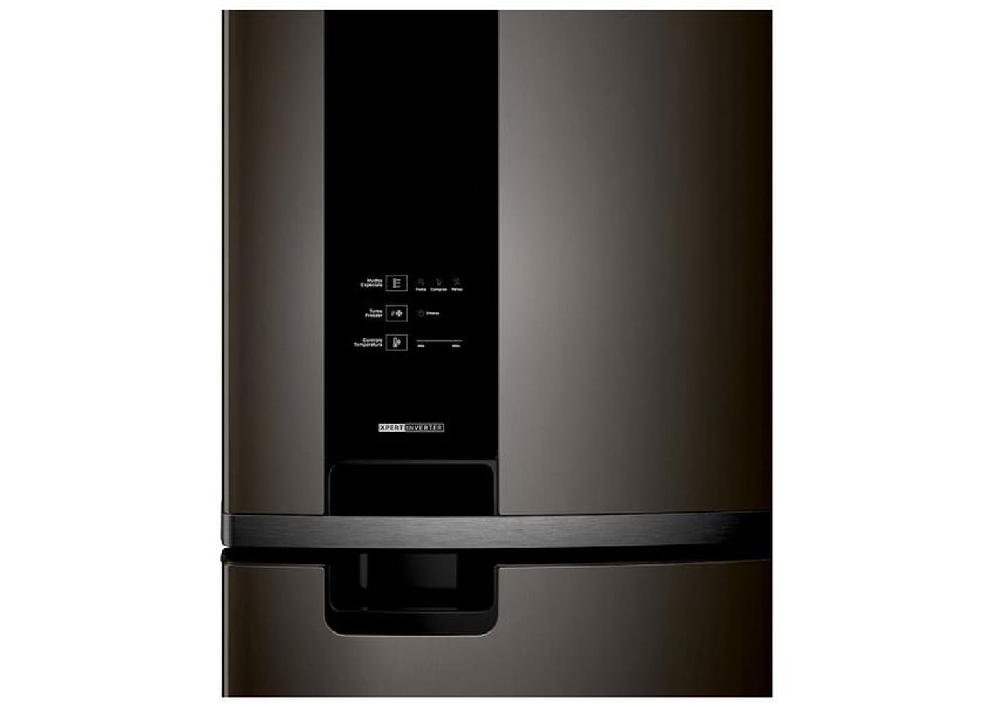 Geladeira/Refrigerador Brastemp Frost Free Duplex Black Inox 415L BRM52ME