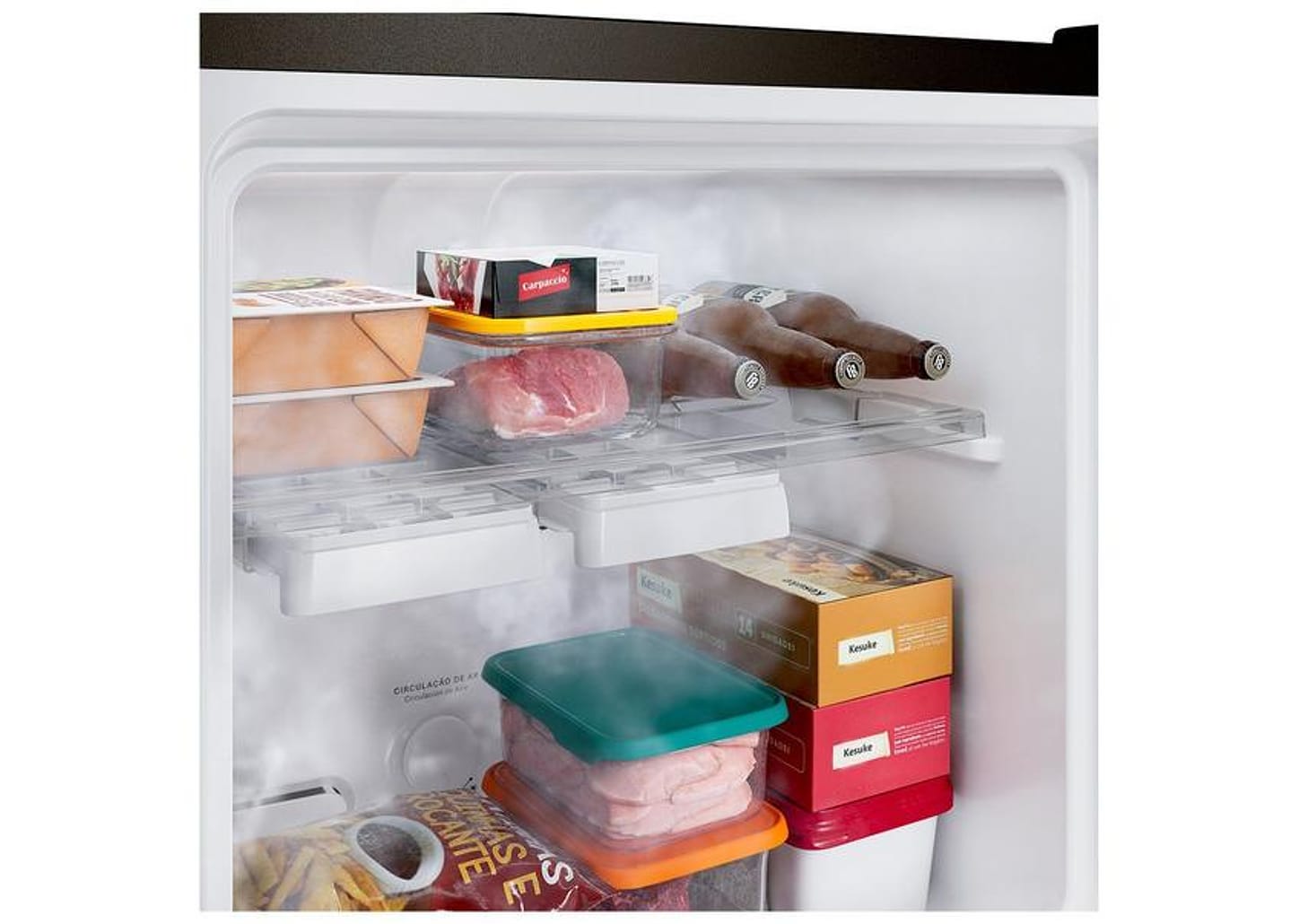 Geladeira/Refrigerador Brastemp Frost Free Duplex Black Inox 415L BRM52ME