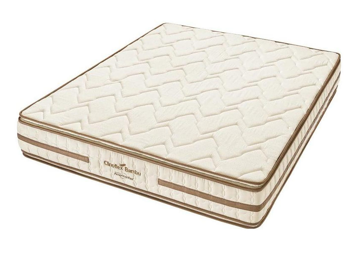 Colchão Queen Especial Americanflex de Espuma 28x158x198cm Clinoflex Bambu