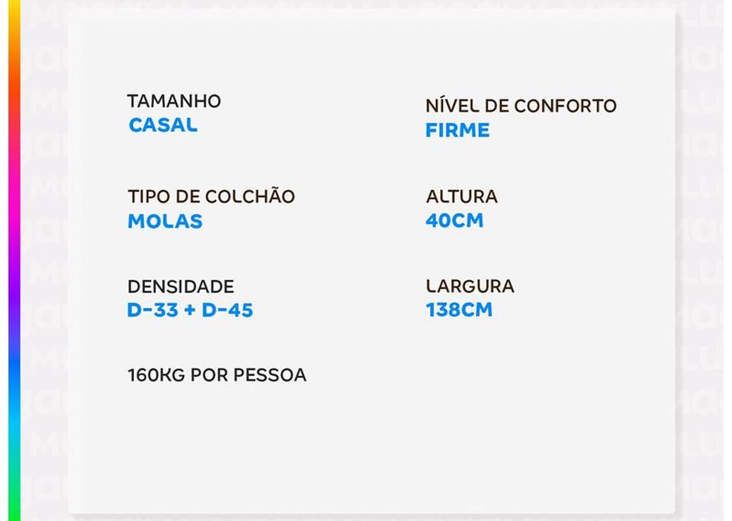 Colchão Casal Americanflex de Molas Ensacadas 40x138x188cm Diamante