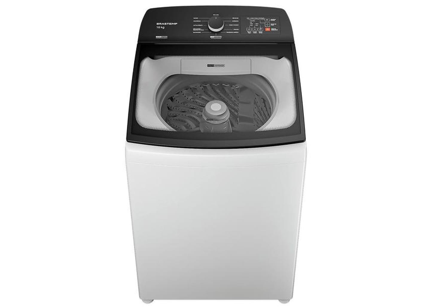 Lavadora de Roupas Brastemp 16kg Cesto Inox 12 programas Branco BWF16AB