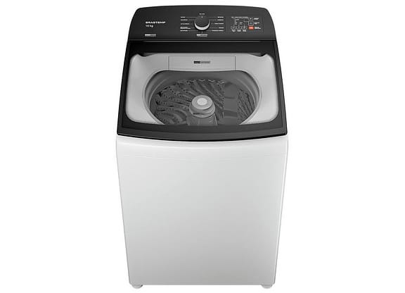 Lavadora de Roupas Brastemp 16kg Cesto Inox 12 programas Branco BWF16AB