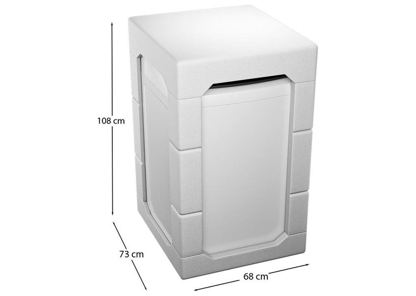 Lavadora de Roupas Brastemp 16kg Cesto Inox 12 programas Branco BWF16AB