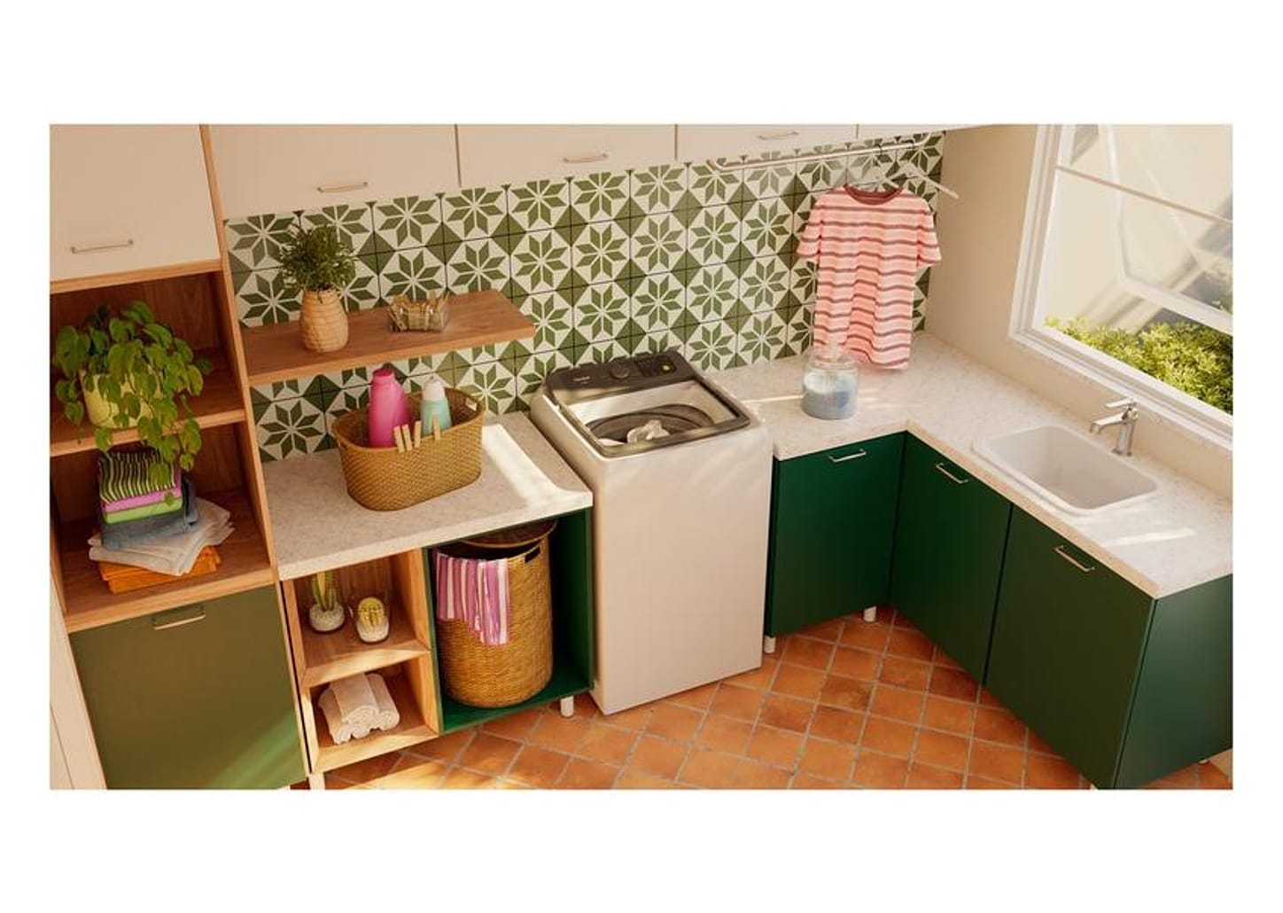 Lavadora de Roupas Consul 14kg Cesto Inox 12 programas Branco CWN14AB